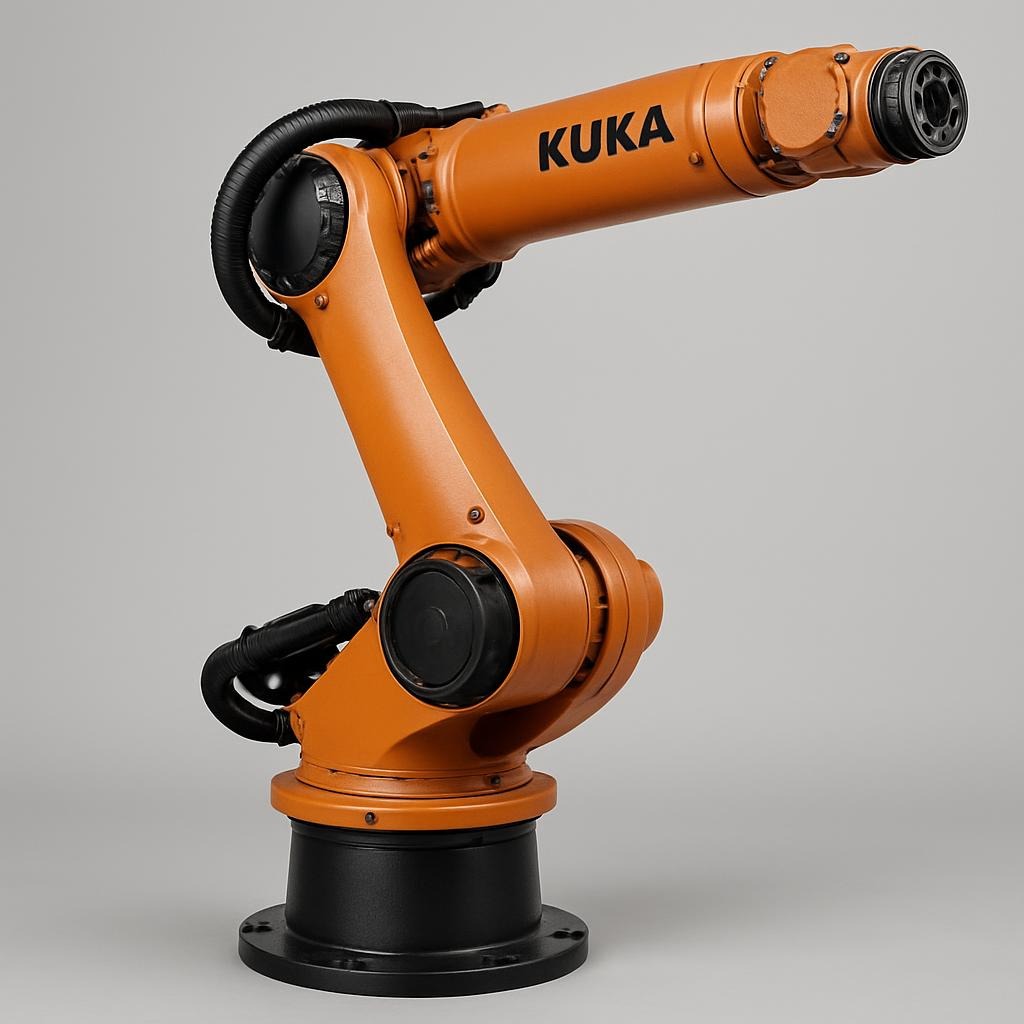 KUKA industrirobot i industriel applikation &ndash; fleksibel l&oslash;sning ved valg af industrirobot
